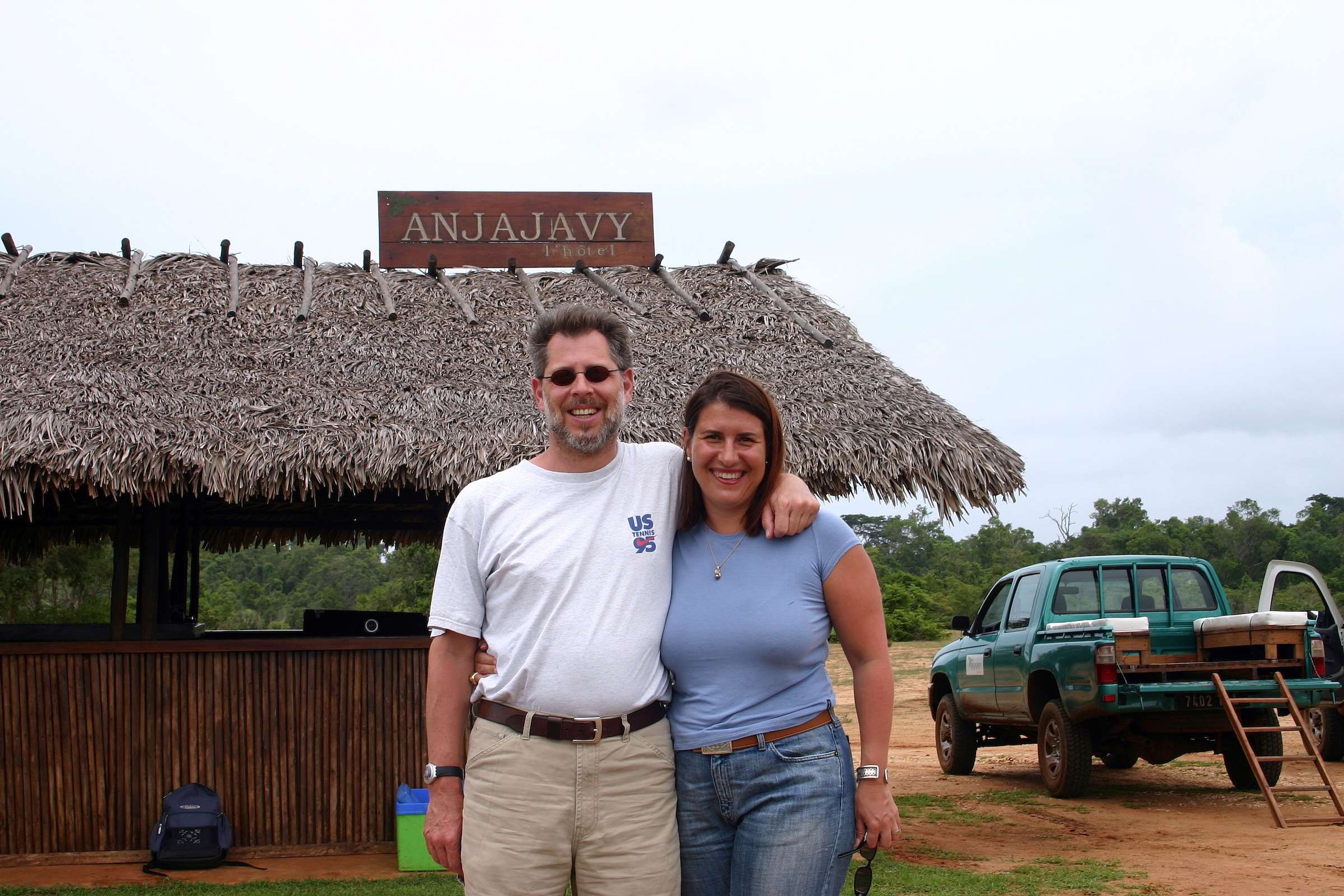 Holiday in Madagascar with my husband, Mark